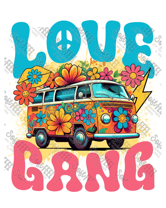 Love Gang 2 - Hippie Gypsy - Direct To Film Transfer / DTF - Heat Press Clothing Transfer