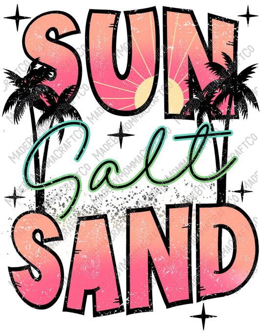 Sun Salt Sand Summertime - Cheat Clear Waterslide™ or Cheat Clear Sticker Decal