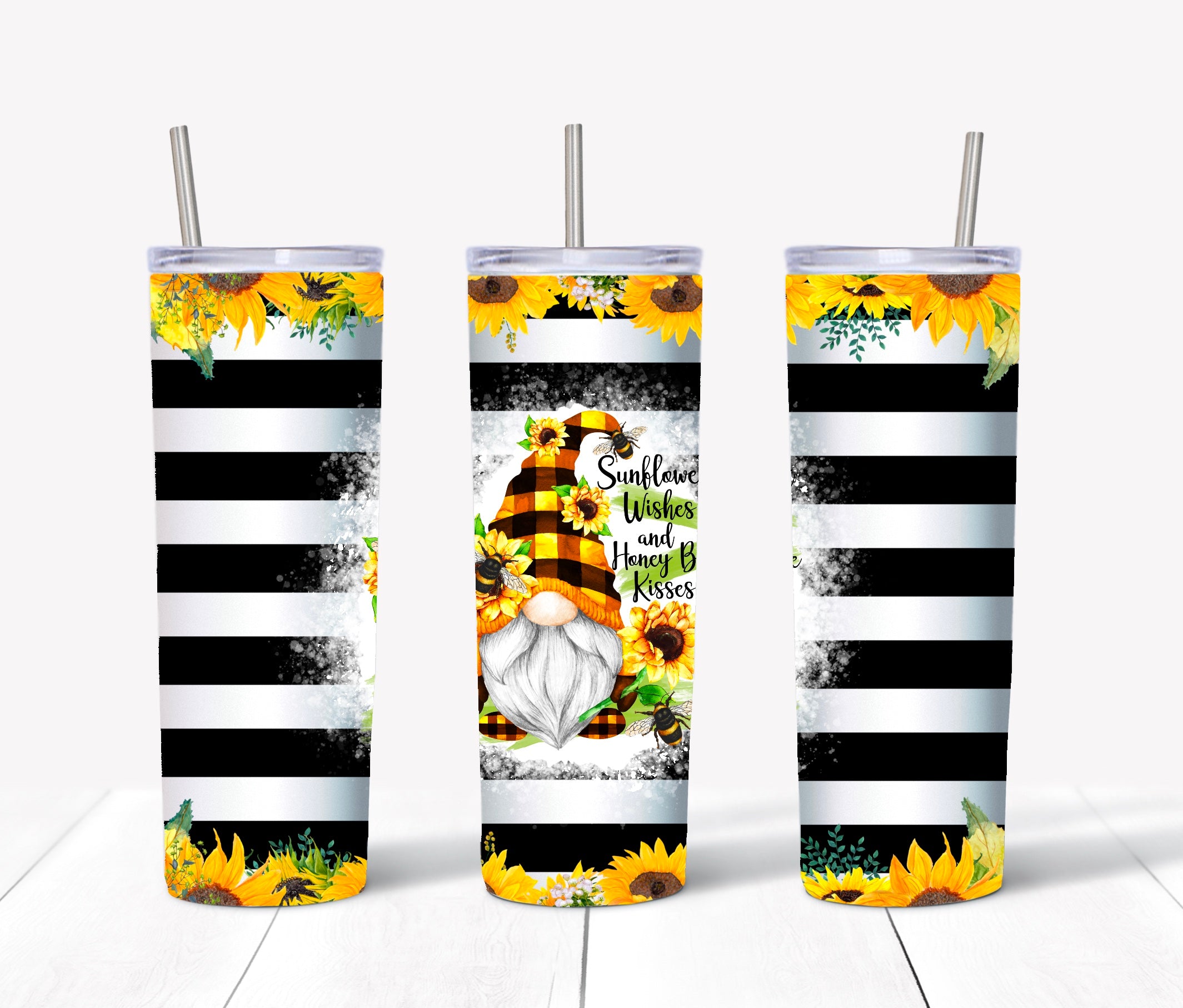 Let It Bee Gnome Tumbler