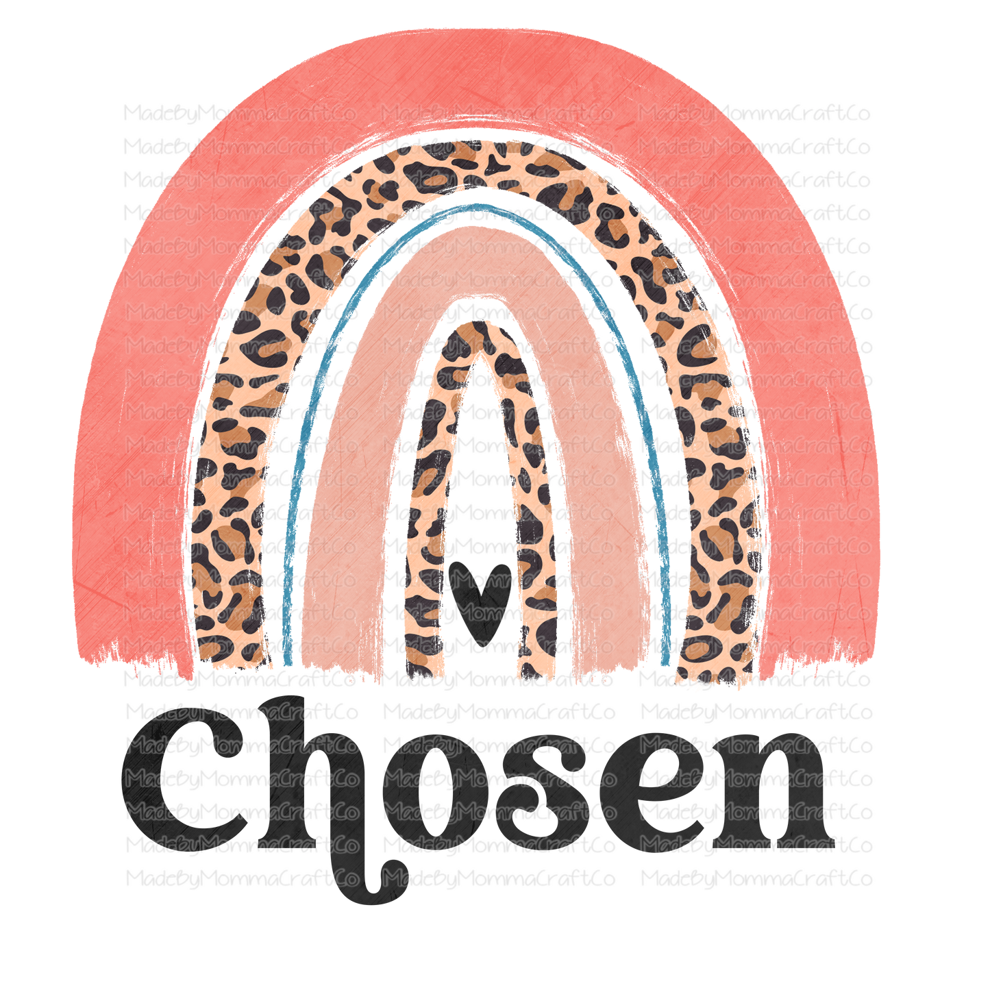 Chosen Vintage - Leopard - Rainbow - Cheat Clear Waterslide™ or White Cast Sticker