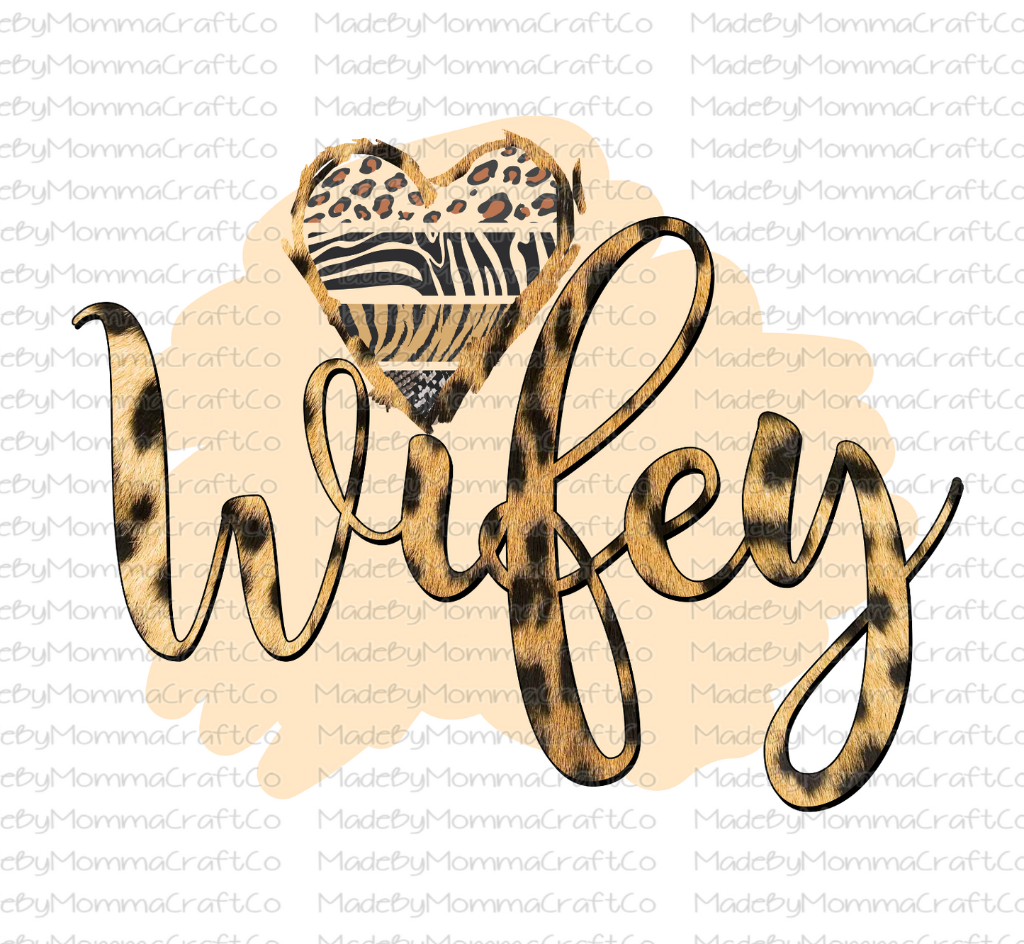 Wifey - Cheat Clear Waterslide™ or White Cast Sticker