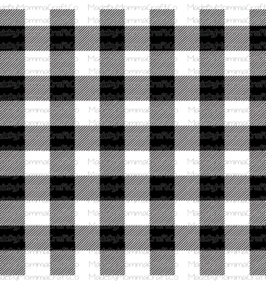 Plaid Full Sheet Waterslide Images \ laser printed / laser decals / tumbler supplies