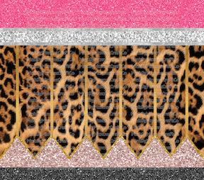 Leopard Themed Glitter Pack - Leopard Print Glitter Bundle - Ultra