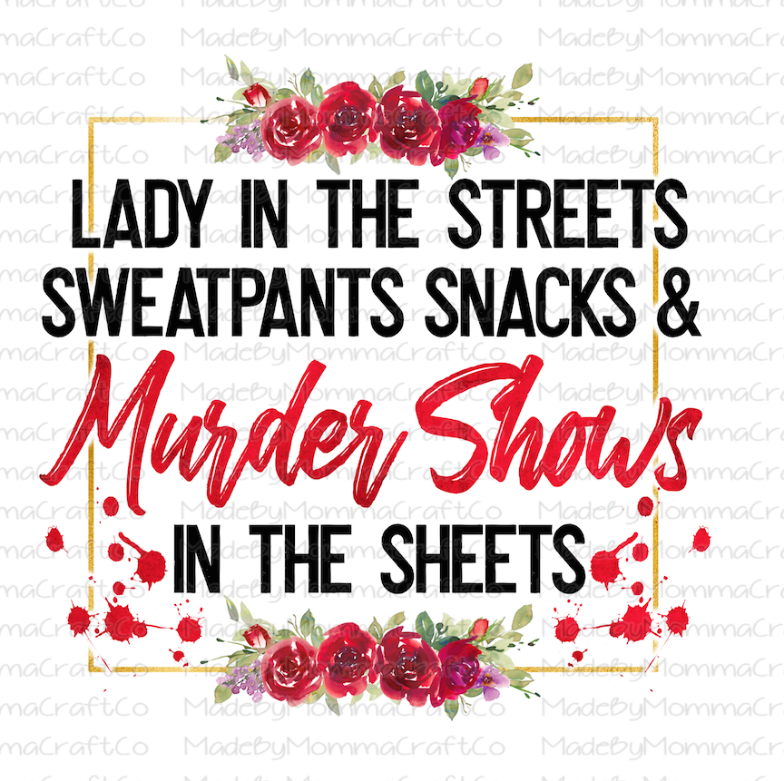Floral Murder Shows - Cheat Clear Waterslide™ or White Cast Sticker