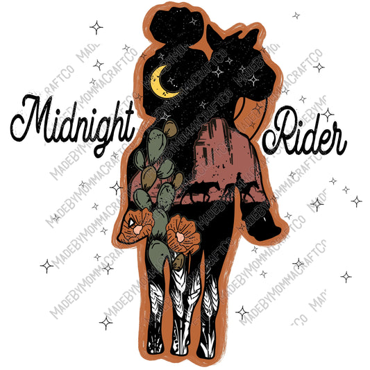 Midnight Rider - Country Western - Cheat Clear Waterslide™ or White Cast Sticker