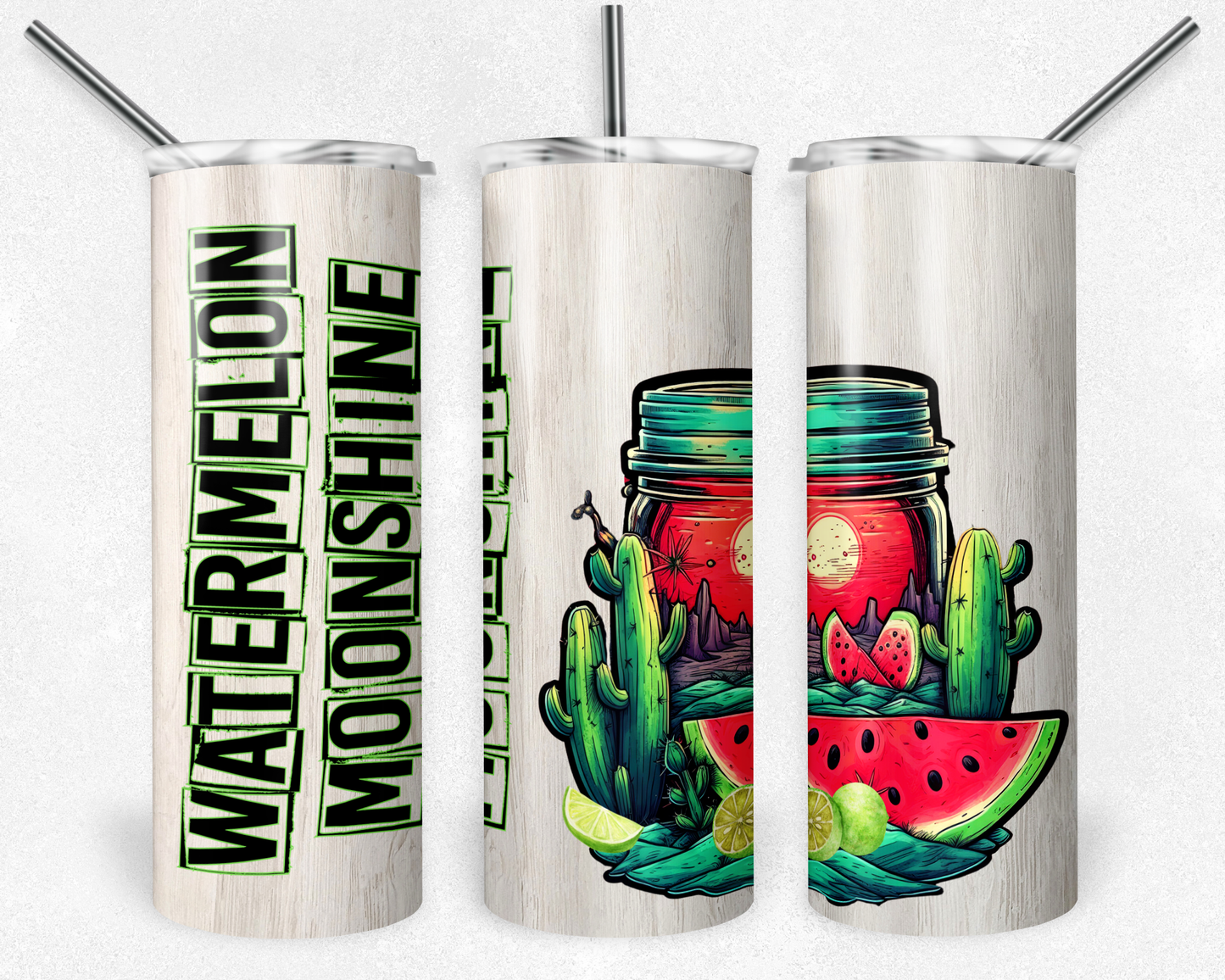 Watermelon Moonshine - Sublimation or Waterslide Wrap - 20oz and 30oz