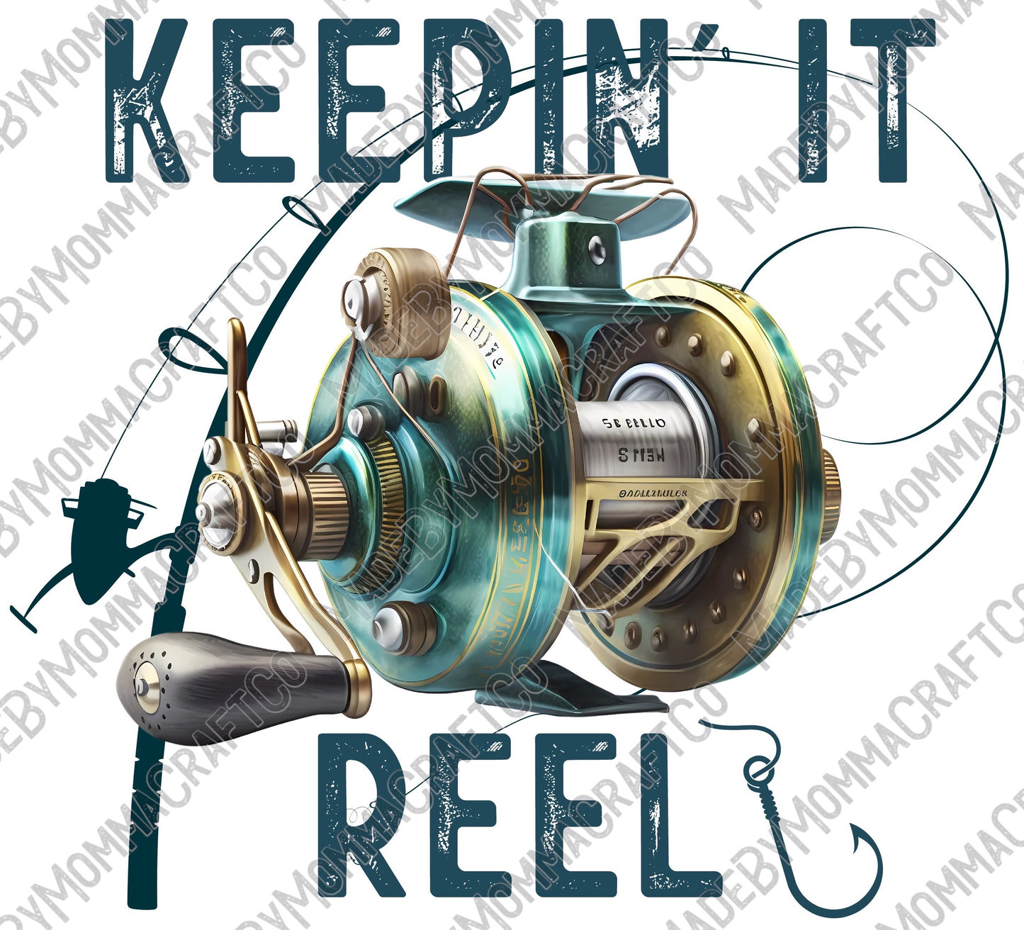 Keepin It Reel Fishing - Cheat Clear Waterslide™ or White Cast Sticker