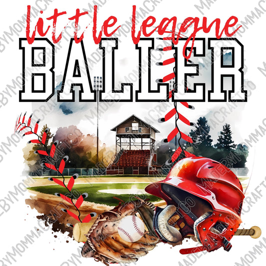 Little League Baller - Cheat Clear Waterslide™ or White Cast Sticker