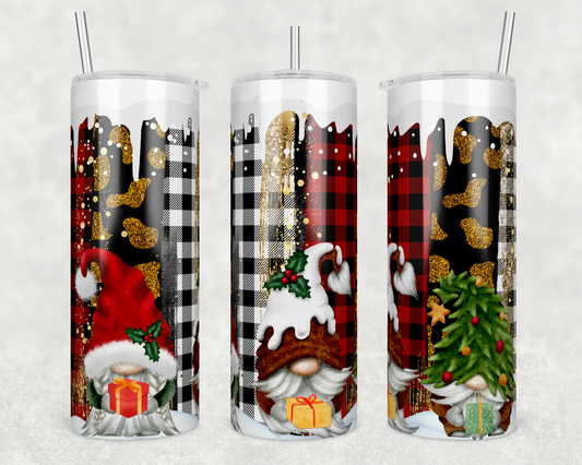 3 Gnomes - Sublimation or Waterslide Wrap - 20oz and 30oz