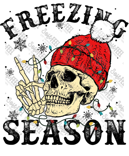 Freezing Season - Christmas - Direct To Film Transfer / DTF - Heat Press Clothing Transfer