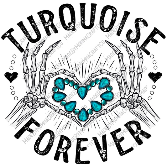 Turquoise Forever - Country Western - Cheat Clear Waterslide™ or White Cast Sticker