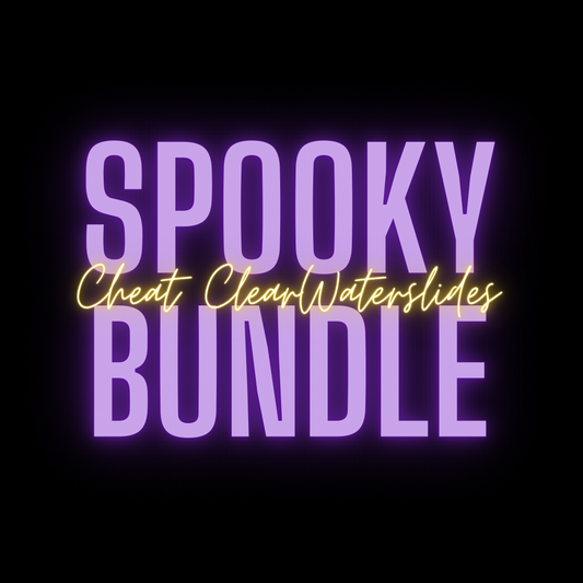 Spooky Inspired Cheat Clear Waterslide™ Grab Bag - Clear Waterslides for Dark Surfaces + subscription option