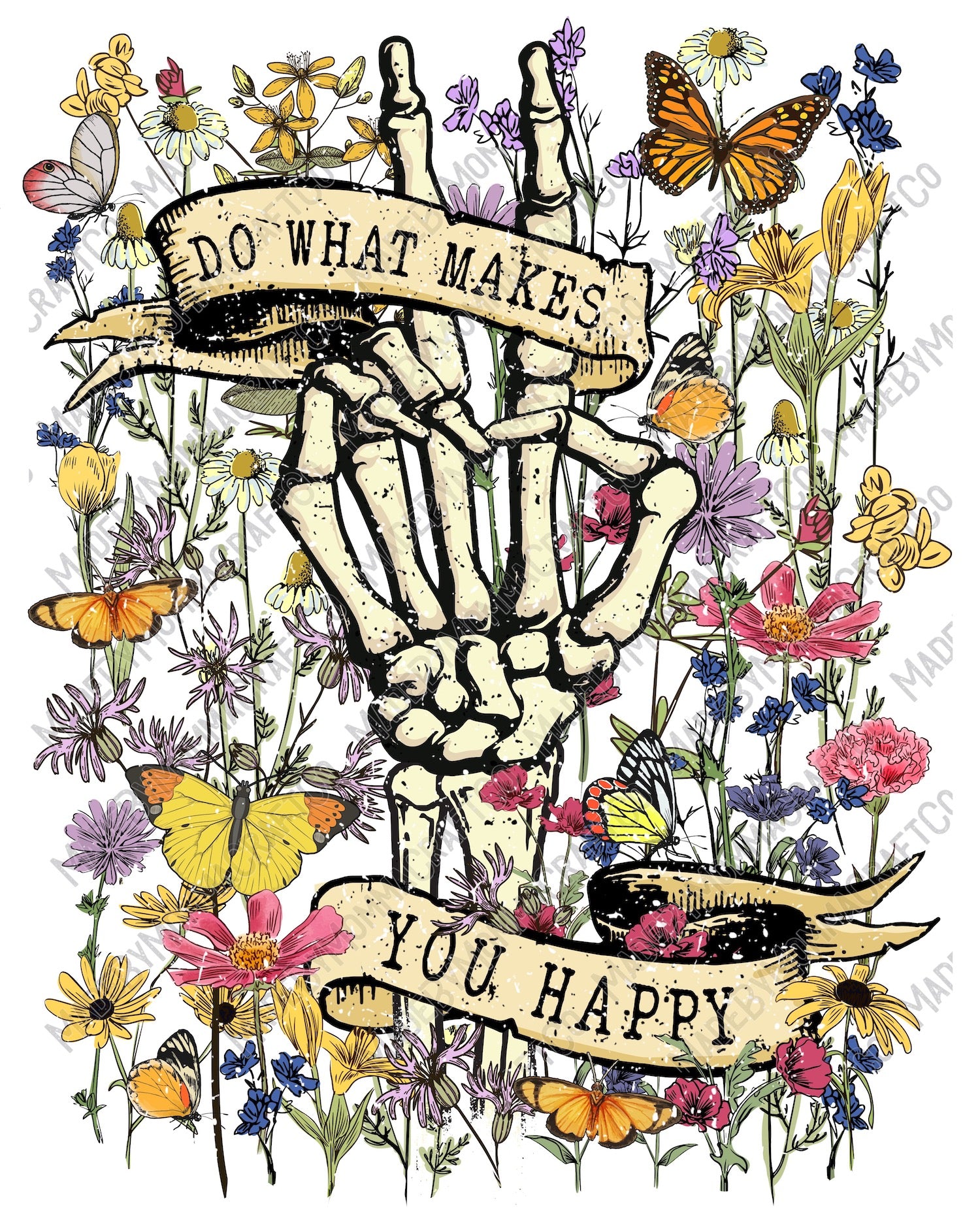 Do What Makes You Happy - Cheat Clear Waterslide™ or White Cast Sticker