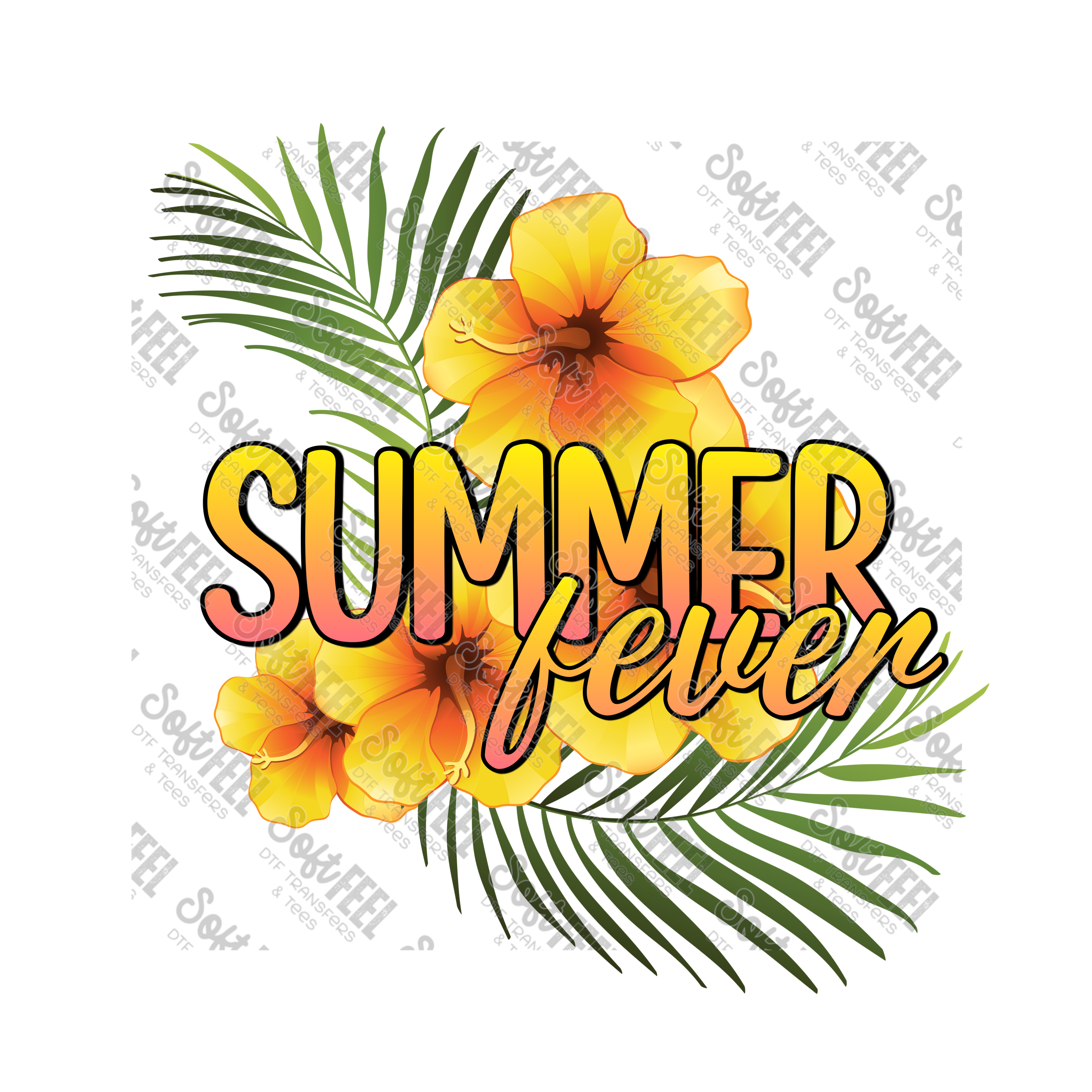 Summer Fever - Direct To Film Transfer / DTF - Heat Press Clothing Transfer