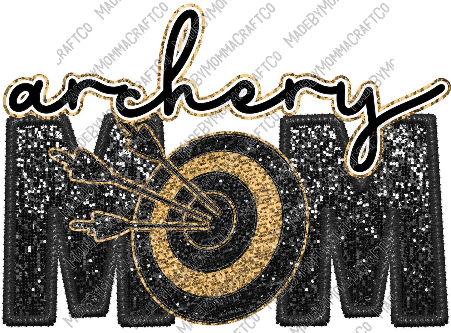 Archery Mom - Sports - Cheat Clear Waterslide™ or White Cast Sticker