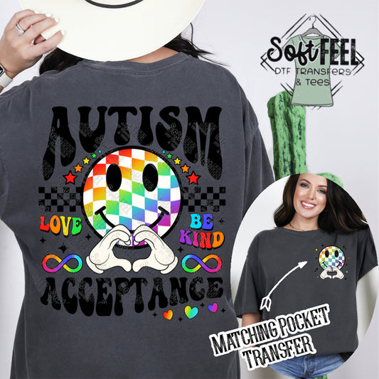 Autism Acceptance - Autism - Direct To Film Transfer / DTF - Heat Press Clothing Transfer