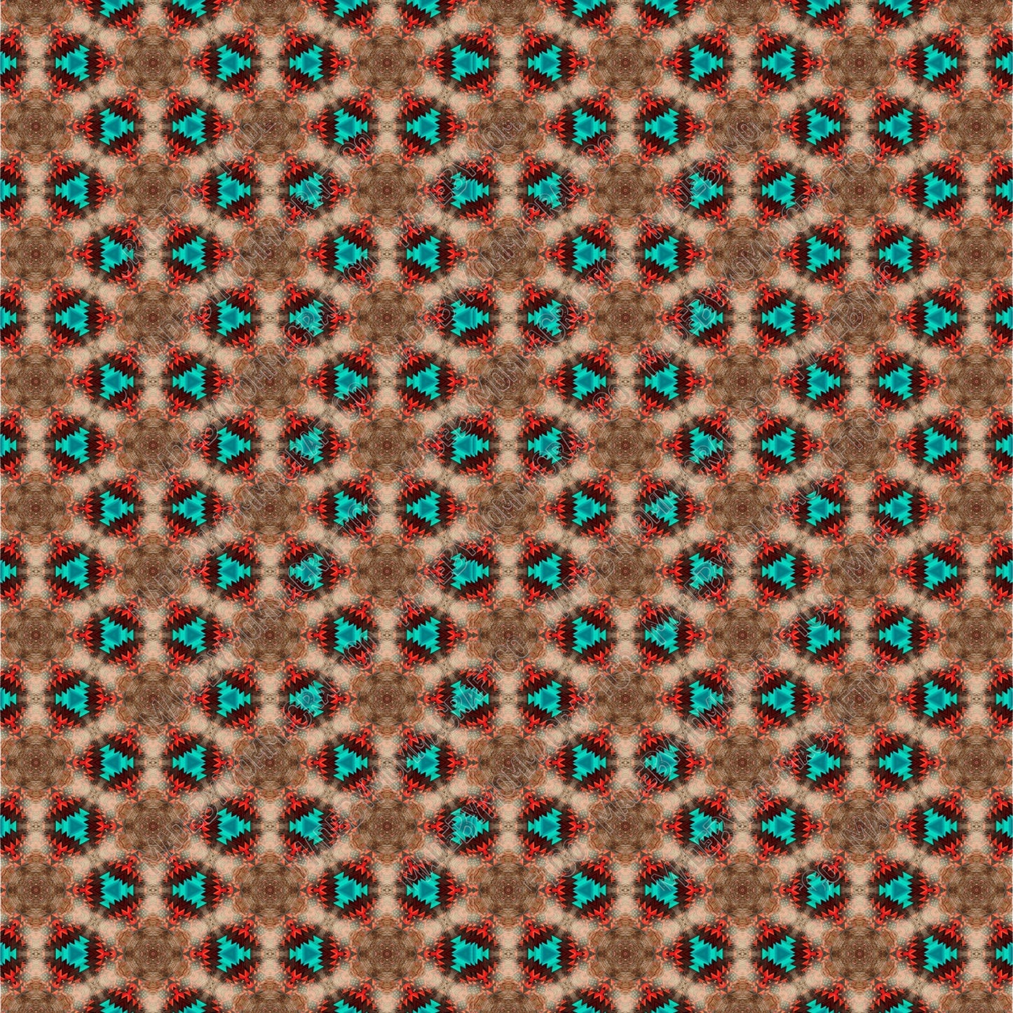 Aztec Pattern 2 - Vinyl Or Waterslide Seamless Wrap