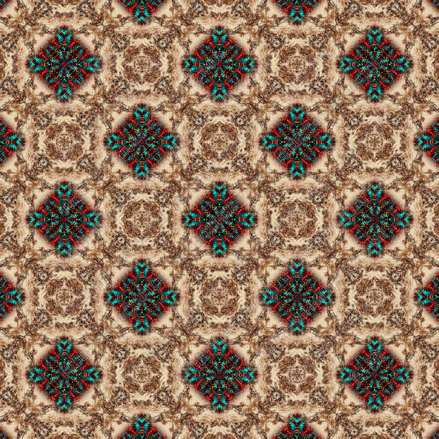 Aztec Pattern 4 - Vinyl Or Waterslide Seamless Wrap