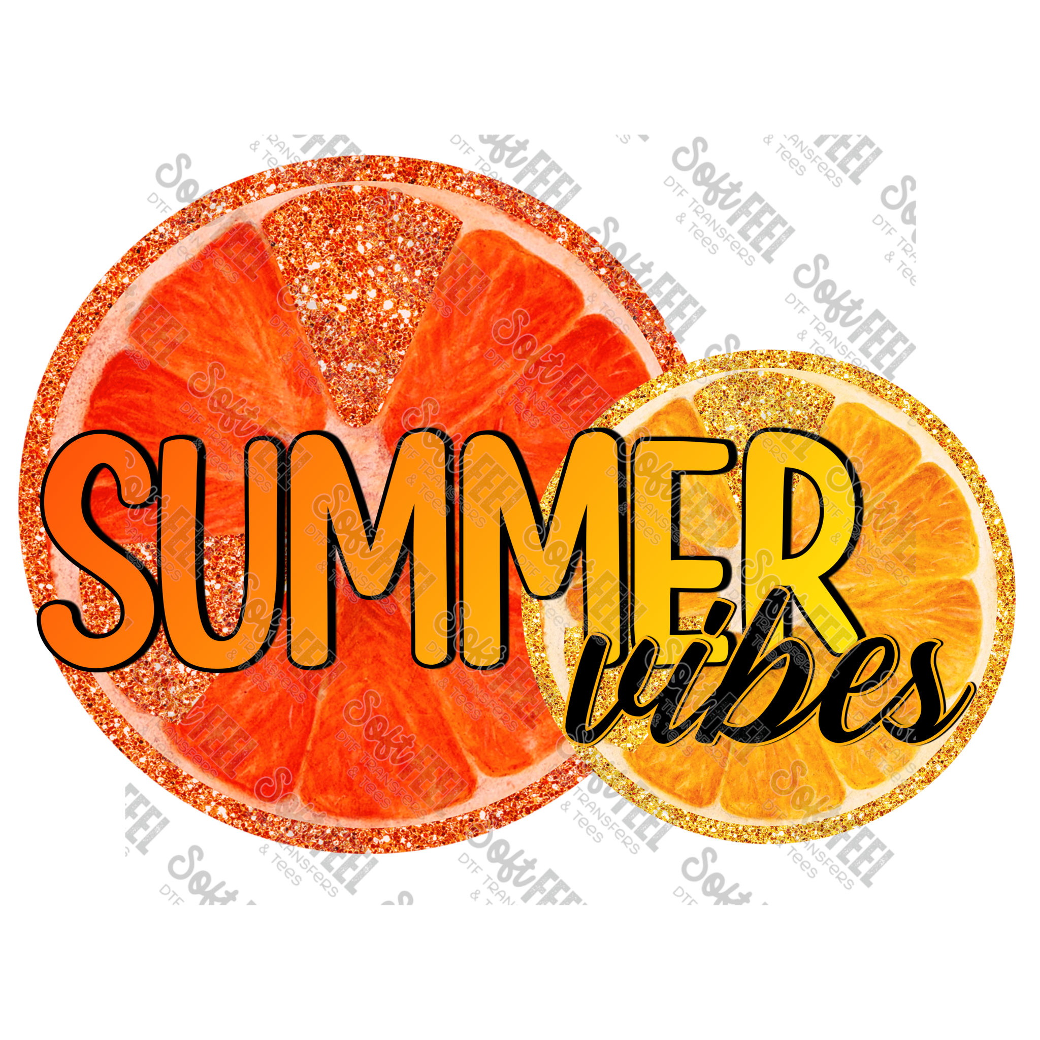 Summer Vibes - Summer - Direct To Film Transfer / DTF - Heat Press Clothing Transfer