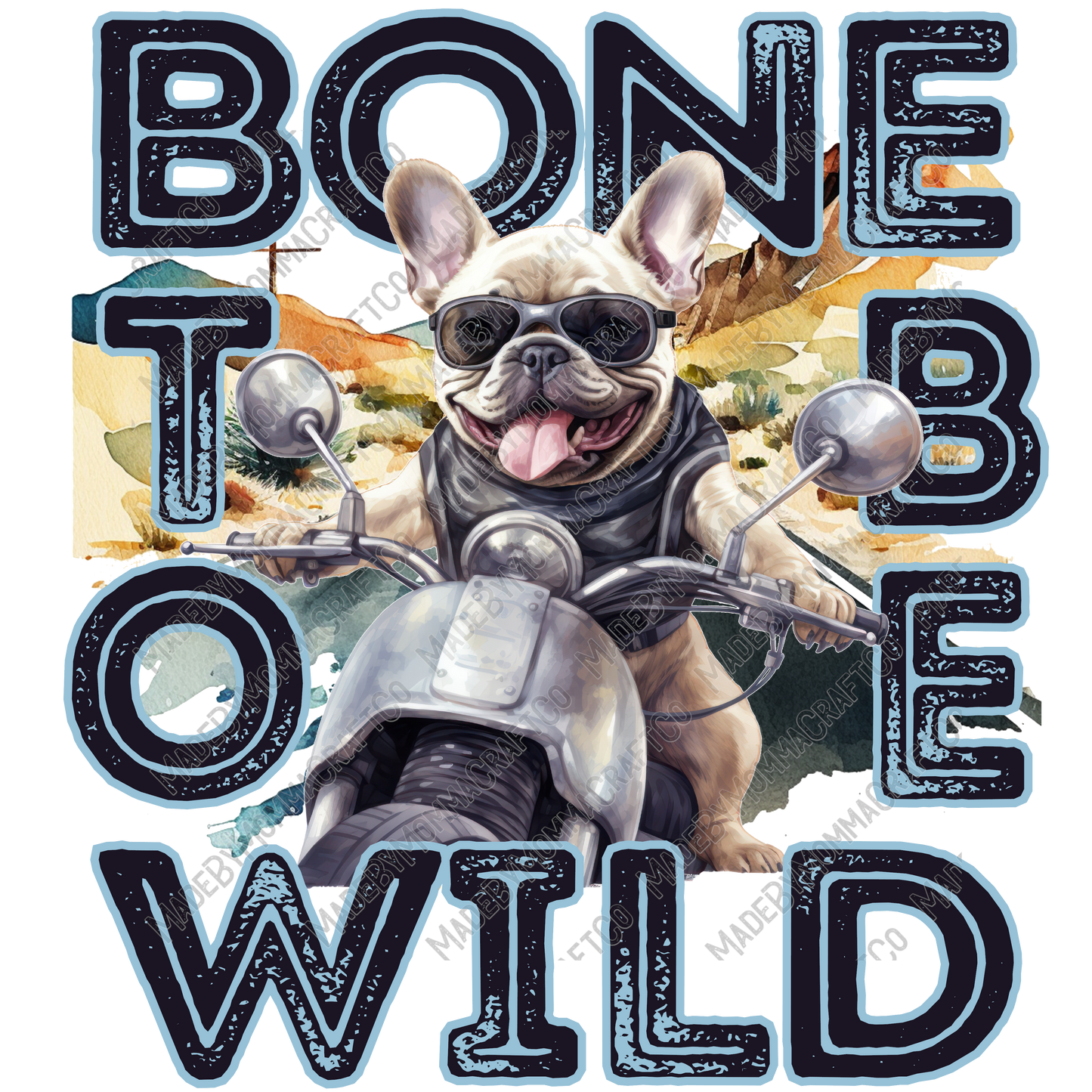 Bone To Be Wild - Cheat Clear Waterslide™ or White Cast Sticker