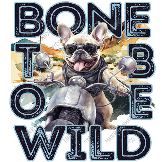 Bone To Be Wild - Cheat Clear Waterslide™ or White Cast Sticker