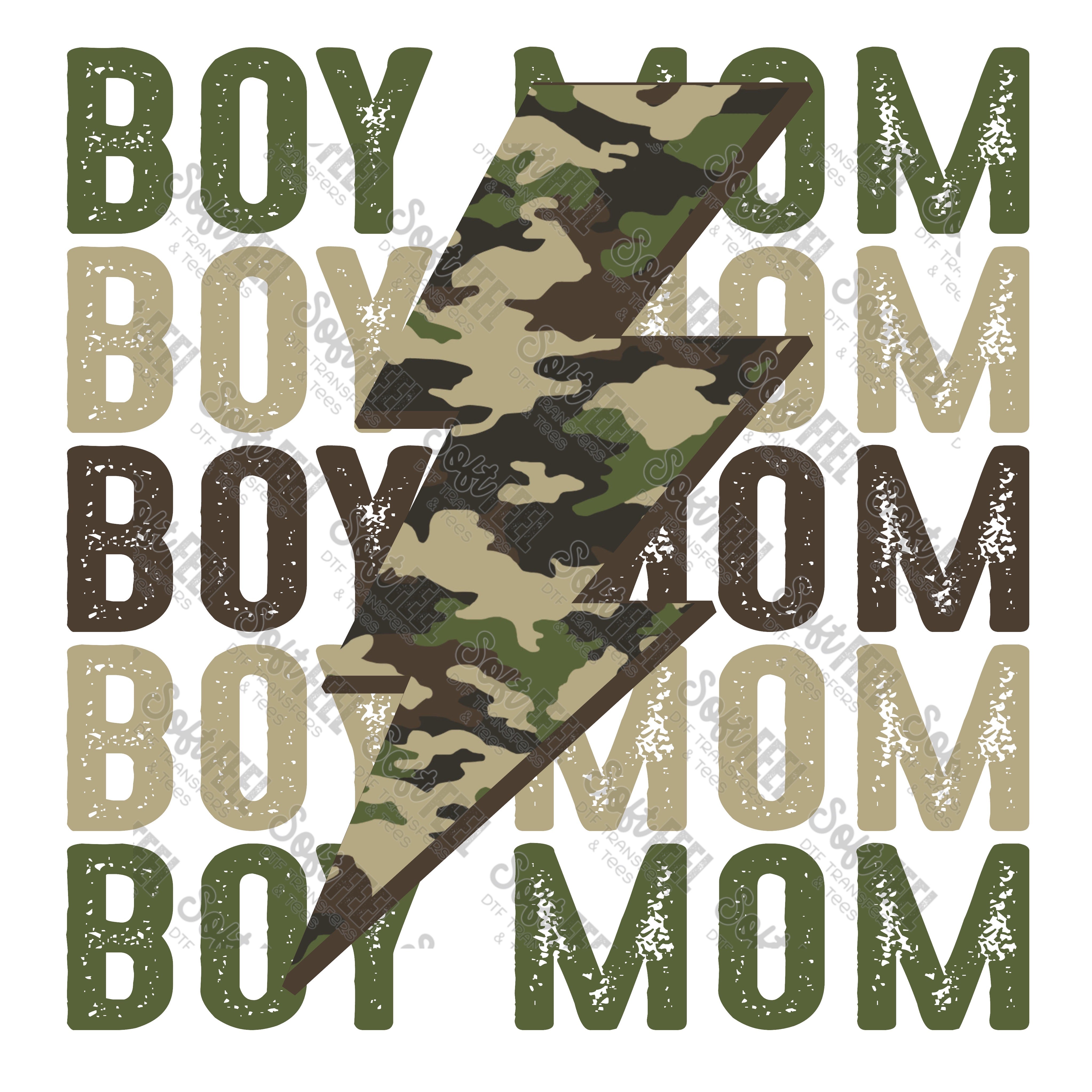 BOY MOM - Women&#39;s - Direct To Film Transfer / DTF - Heat Press Clothing Transfer