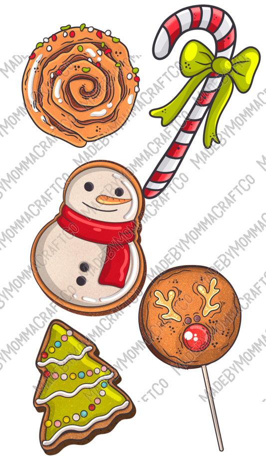 Bakery - Christmas - Cheat Clear Waterslide™ or White Cast Sticker