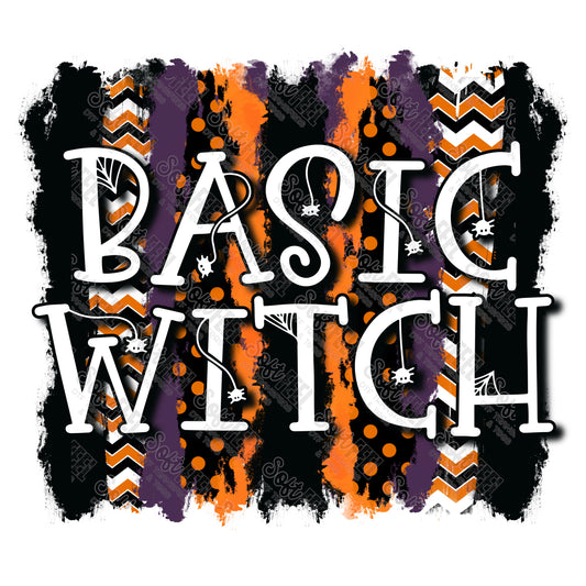 Basic Witch - Halloween horror - Direct To Film Transfer / DTF - Heat Press Clothing Transfer