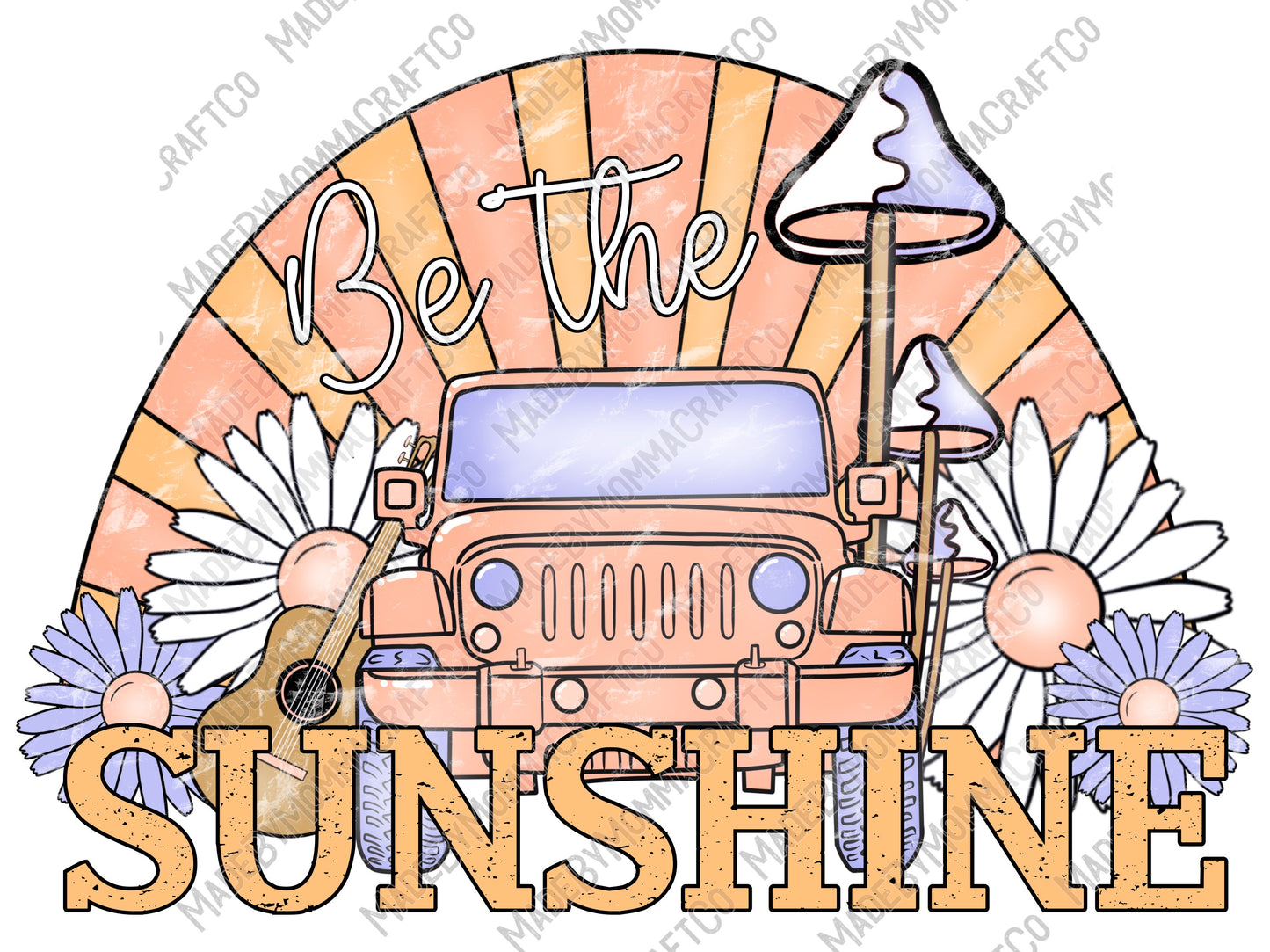 Be The Sunshine - Cheat Clear Waterslide™ or White Cast Sticker