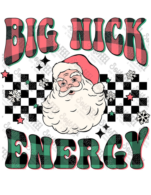 Big Nick Energy - Christmas / Retro / Snarky Humor - Direct To Film Transfer / DTF - Heat Press Clothing Transfer