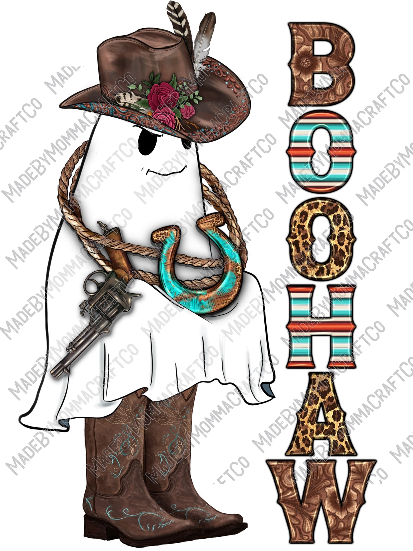 Boohaw - Halloween / Country - Cheat Clear Waterslide™ or White Cast Sticker