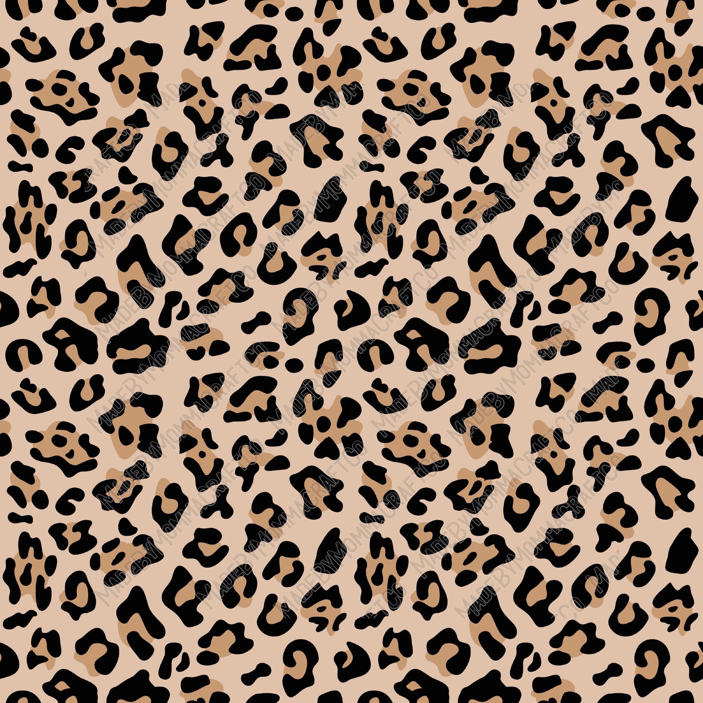 Seamless Leopard - Vinyl Or Waterslide Seamless Wrap