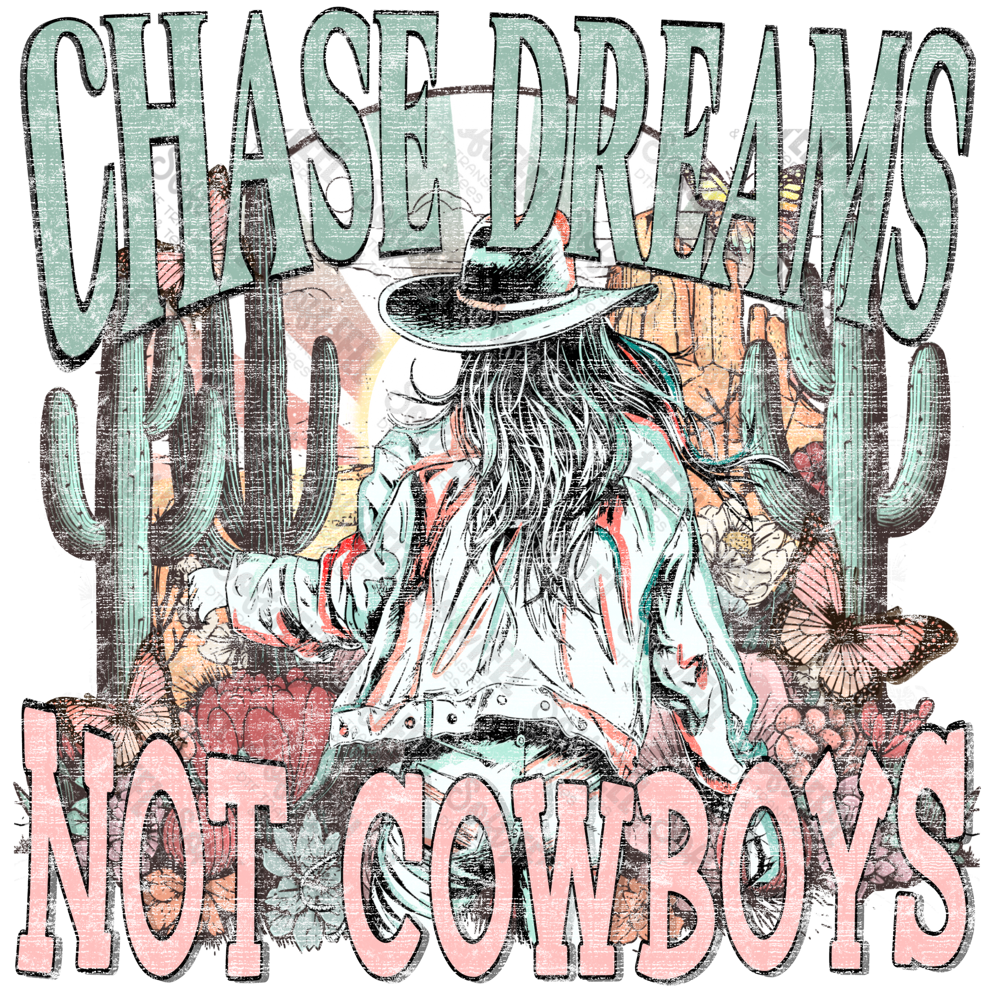 Women's Chasing Cowboys Tee