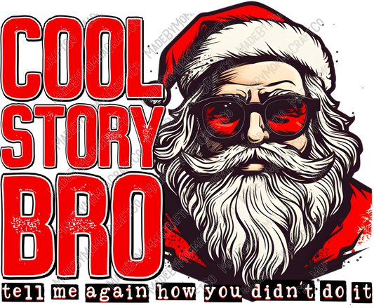 Cool Story Bro - Cheat Clear Waterslide™ or White Cast Sticker