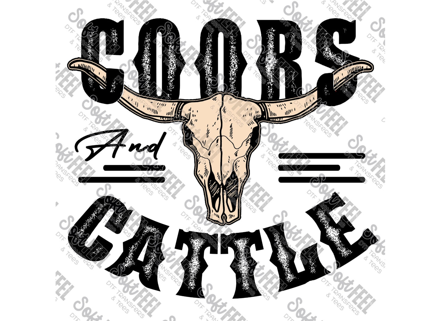 Coors - Country Western - Direct To Film Transfer / DTF - Heat Press Clothing Transfer