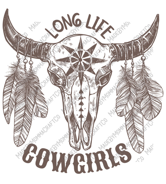 Cowgirls 1 - Country Western / Retro - Cheat Clear Waterslide™ or White Cast Sticker