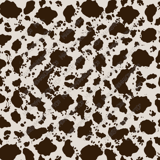 Cowhide Brown Tan Paper - Vinyl Or Waterslide Seamless Wrap