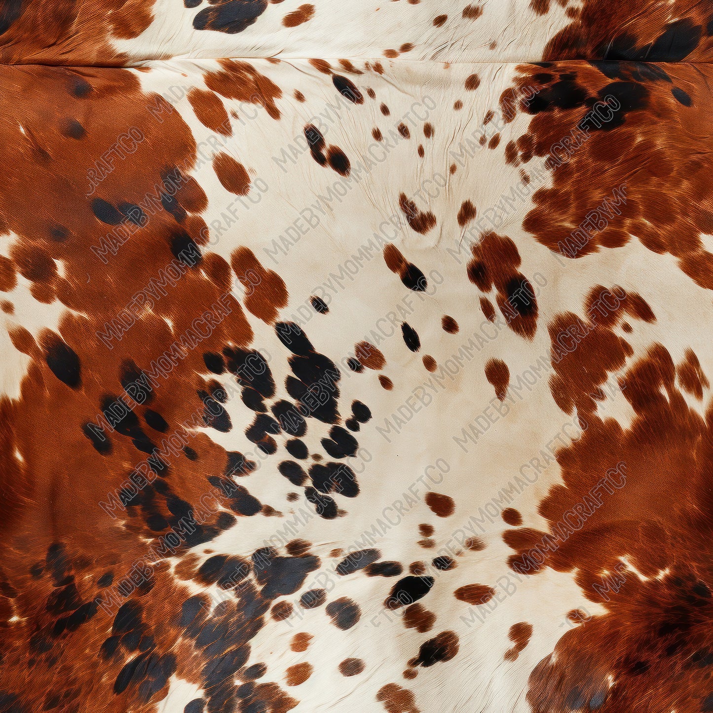 Cowhide Texture - Vinyl Or Waterslide Seamless Wrap