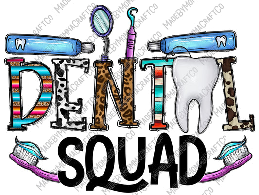 Dental Squad - Occupations - Cheat Clear Waterslide™ or White Cast Sticker