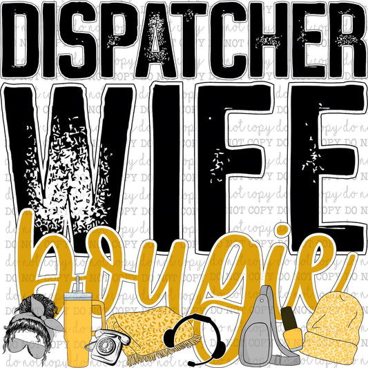 Dispatcher Wife Bougie - Occupations / Women - Cheat Clear Waterslide™ or Cheat Clear Sticker Decal