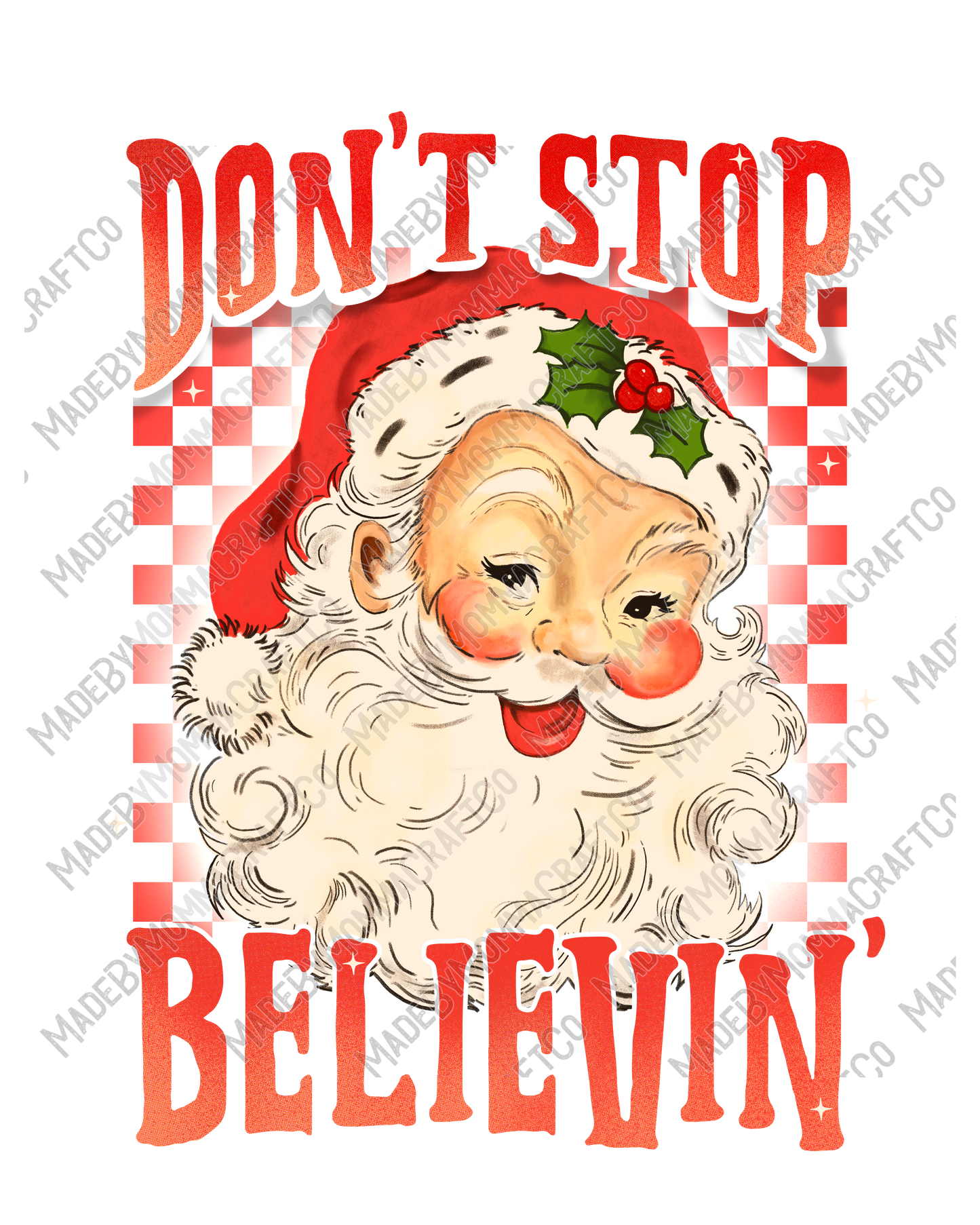 Don't Stop Believin - Cheat Clear Waterslide™ or White Cast Sticker