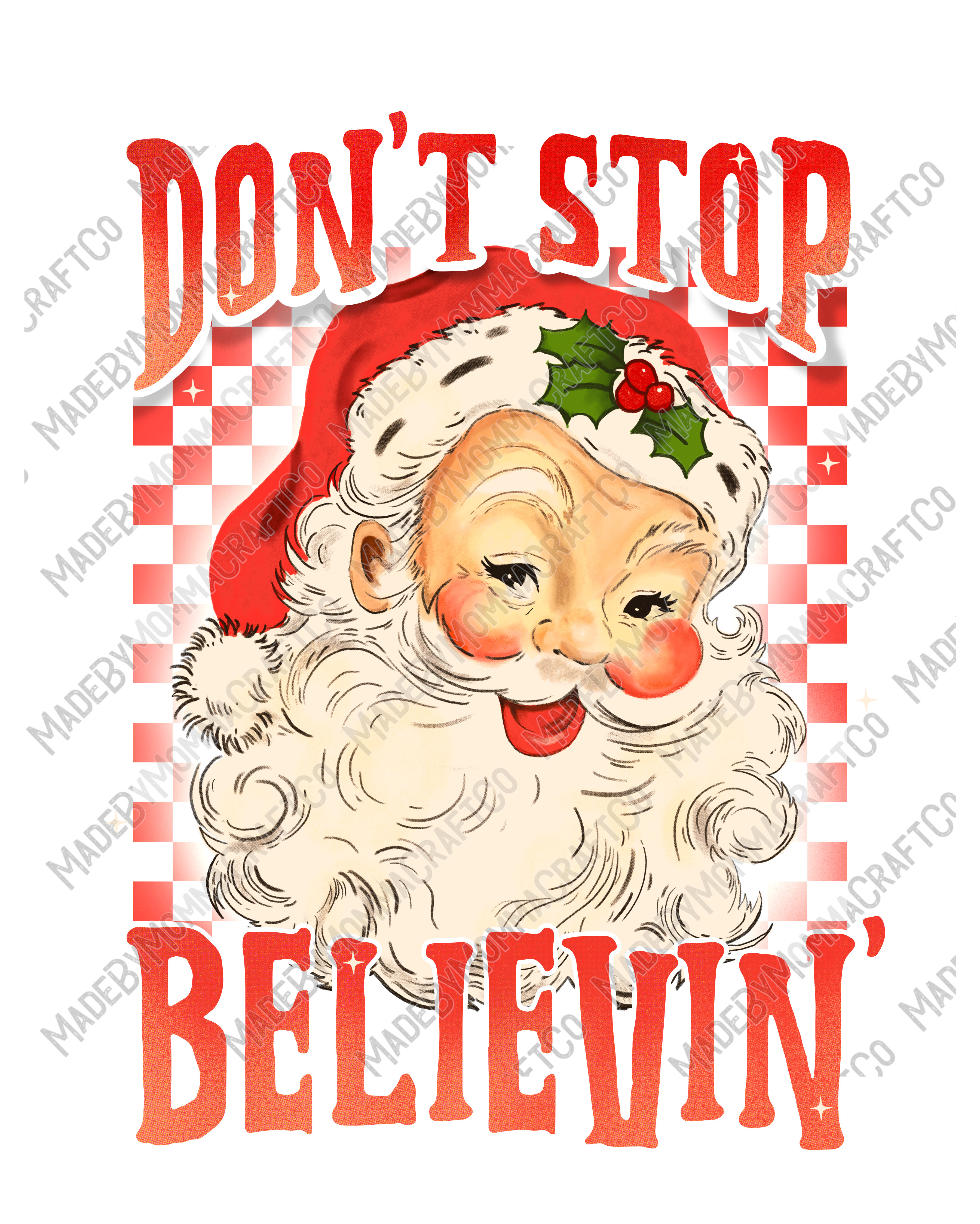 Don&#39;t Stop Believin - Cheat Clear Waterslide™ or White Cast Sticker