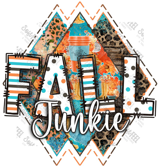 Fall Junkie - Fall - Direct To Film Transfer / DTF - Heat Press Clothing Transfer