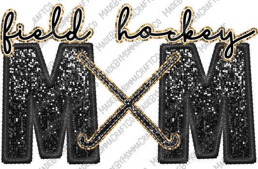 Field Hockey Mom - Sports - Cheat Clear Waterslide™ or White Cast Sticker