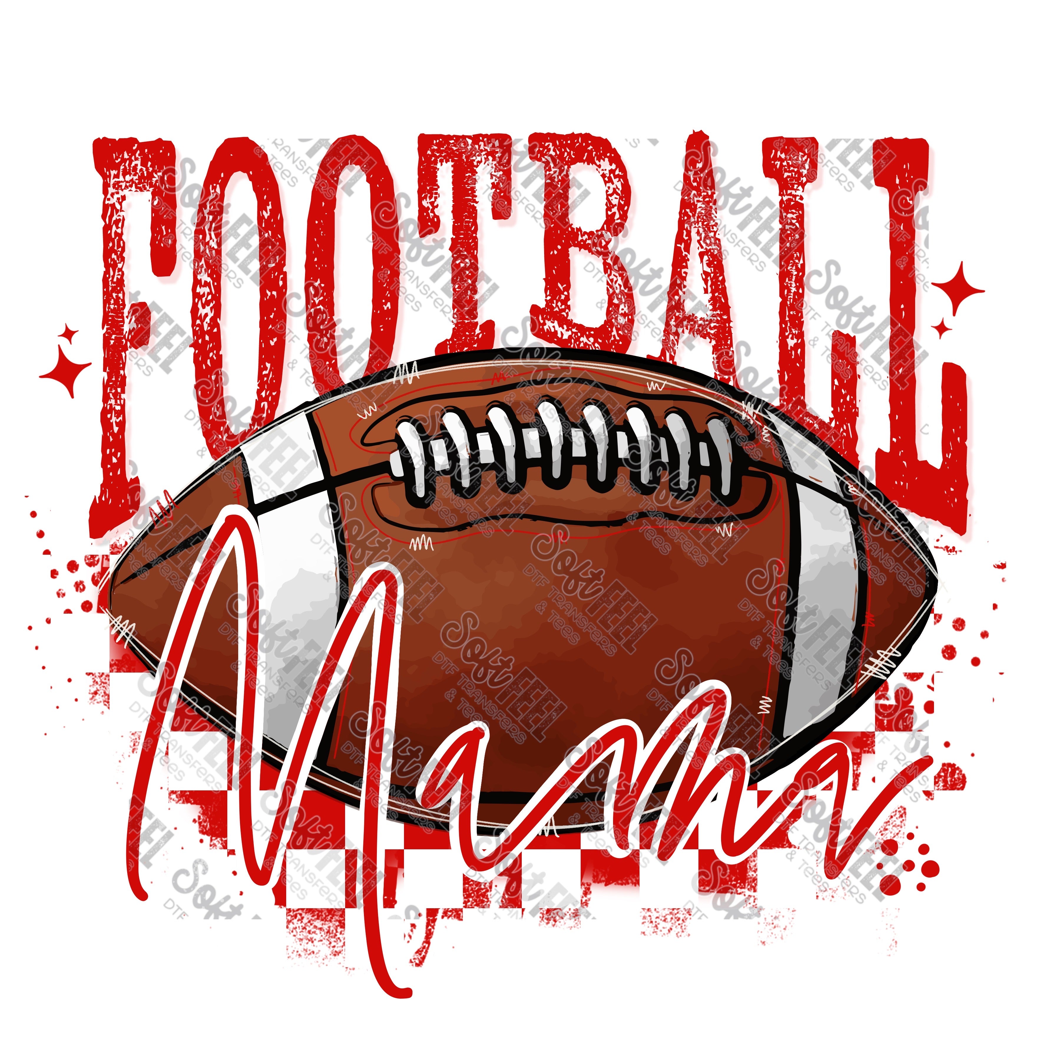 Football Mama 11 - Women&#39;s / Sports - Direct To Film Transfer / DTF - Heat Press Clothing Transfer