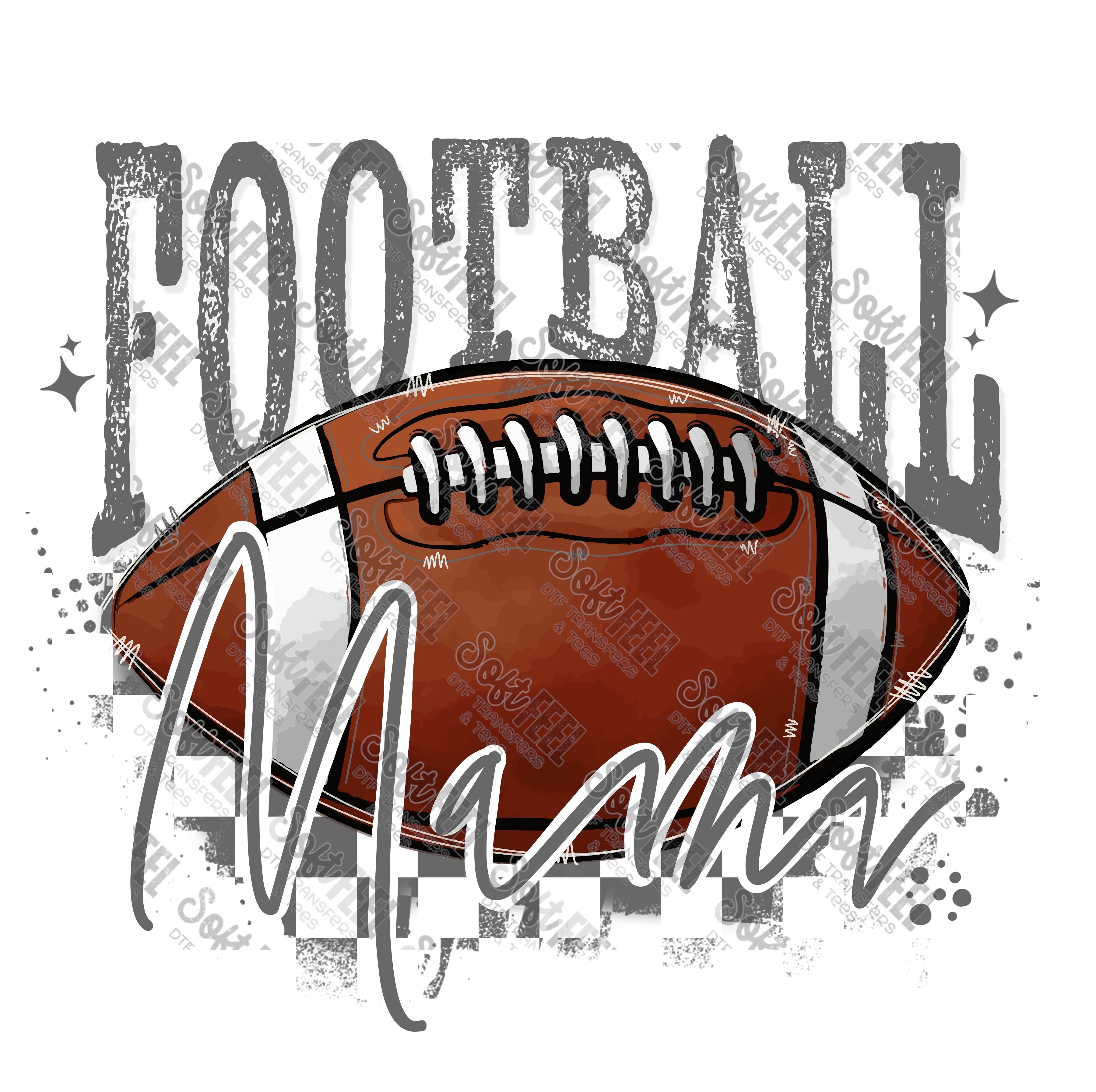 Football Mama 12 - Women&#39;s / Sports - Direct To Film Transfer / DTF - Heat Press Clothing Transfer