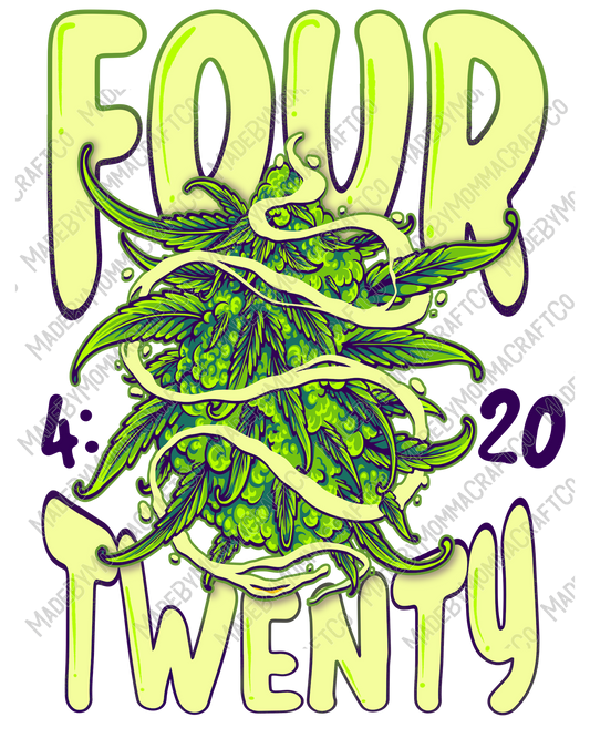Four Twenty - Weed - Cheat Clear Waterslide™ or Cheat Clear Sticker Decal