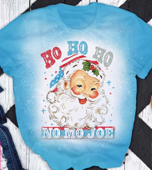 Ho Ho Ho No Mo Joe Santa Christmas - Patriotic / Political - Direct To Film Transfer / DTF - Heat Press Clothing Transfer