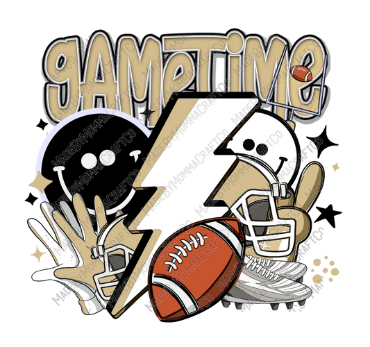 Gametime Gold Tan - Sports - Cheat Clear Waterslide™ or White Cast Sticker