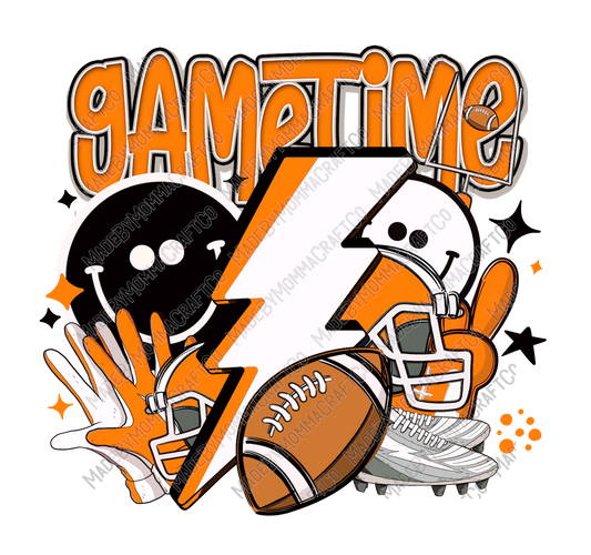 Gametime Light Orange - Sports - Cheat Clear Waterslide™ or White Cast Sticker